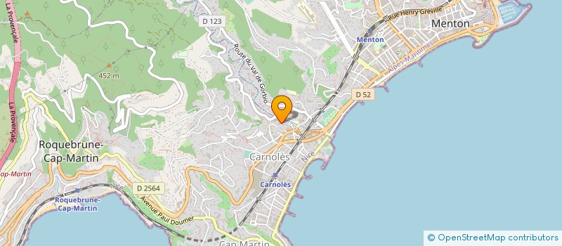 localisation de l'entreprise AMELEC SYSTEM à ROQUEBRUNE-CAP-MARTIN