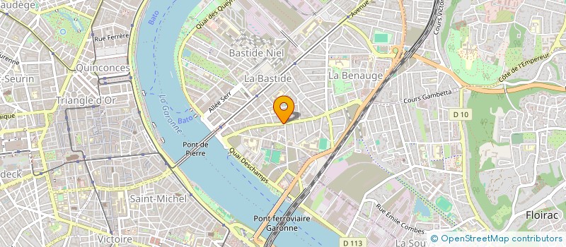 localisation de l'entreprise AMELIA COIFFURE  BORDEAUX