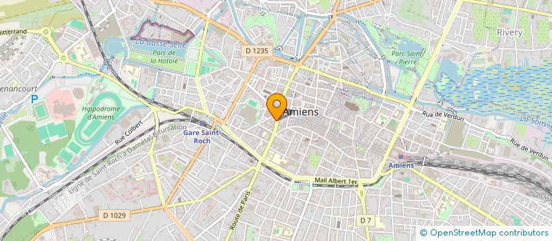 localisation de l'entreprise AMELIA ET SEV' à AMIENS