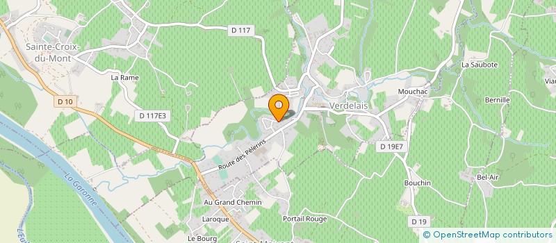 localisation de l'entreprise AMELIA TENNIS PROJECT  VERDELAIS