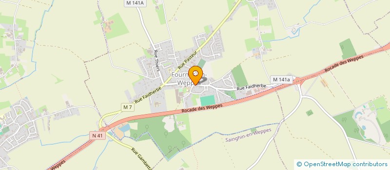 localisation de l'entreprise AMELIAN  FOURNES-EN-WEPPES