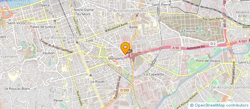 localisation de l'entreprise AMELIE à MARSEILLE