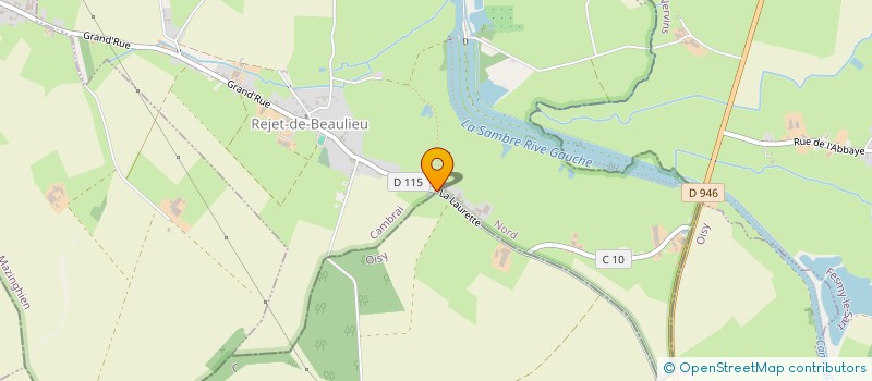 localisation de l'entreprise AMELIE  REJET-DE-BEAULIEU
