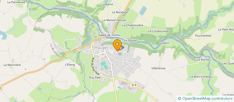 localisation de l'entreprise AMELIE  TIFFAUGES