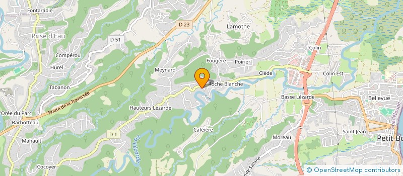 localisation de l'entreprise AMELIE AMBULANCE SARL  PETIT-BOURG