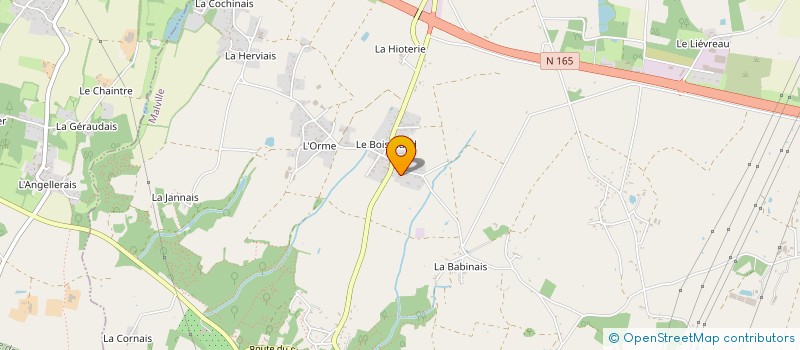 localisation de l'entreprise AMELIE BECHU  MALVILLE