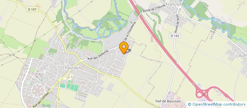 localisation de l'entreprise AMELIE BOUILLAUX CONSEILS  CHAURAY