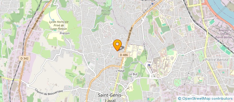 localisation de l'entreprise AMELIE CANDEL  SAINT-GENIS-LAVAL