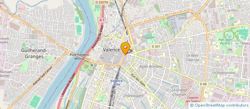 localisation de l'entreprise AMELIE FASHION  VALENCE