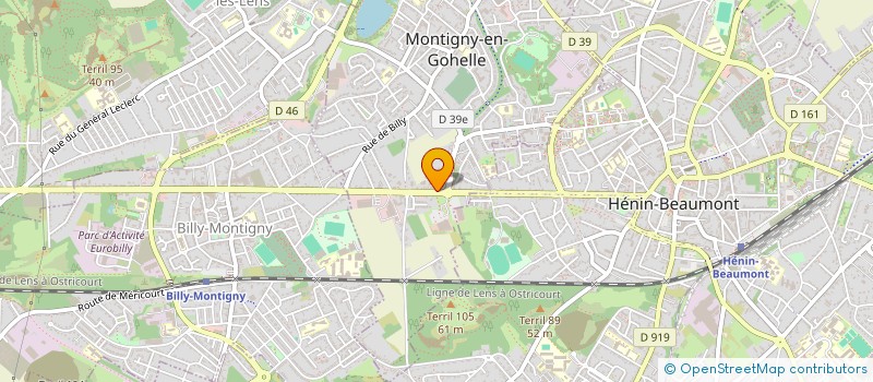 localisation de l'entreprise AMELIE-FEDYK à MONTIGNY-EN-GOHELLE
