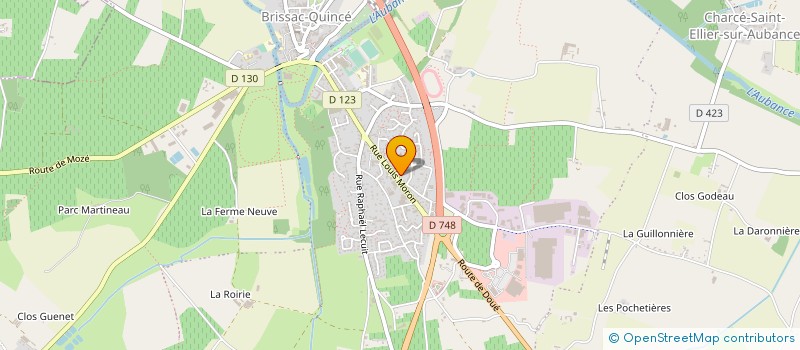 localisation de l'entreprise AMELIE GASTE à BRISSAC LOIRE AUBANCE