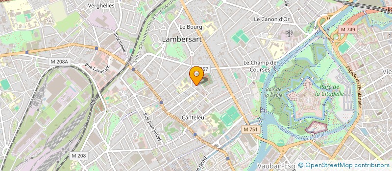 localisation de l'entreprise AMELIE GUILBERT à LAMBERSART