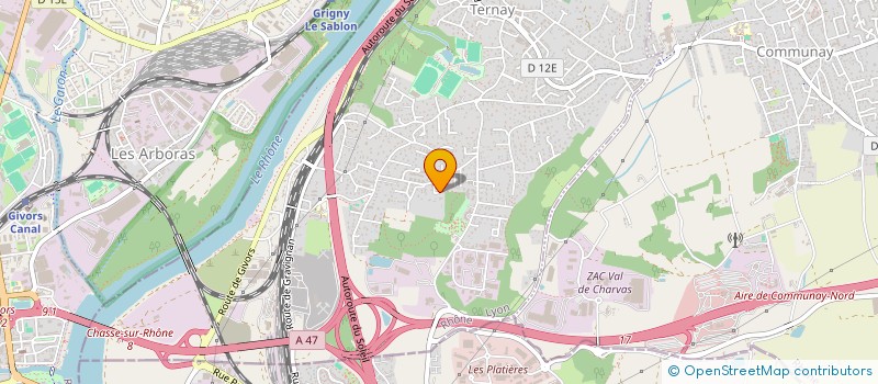 localisation de l'entreprise AMELIE II  TERNAY