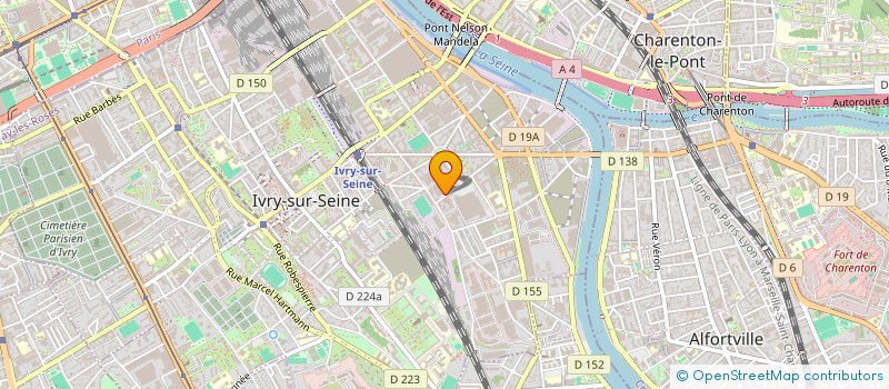 localisation de l'entreprise AMELIE, JOE ET MARGUERITE  IVRY-SUR-SEINE