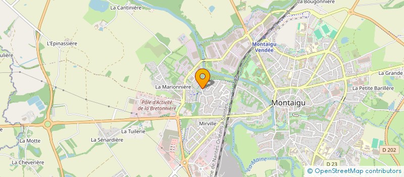 localisation de l'entreprise AMELIE LEVRON CONSEIL à MONTAIGU-VENDEE