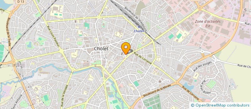 localisation de l'entreprise AMELIE MANCEAU à CHOLET