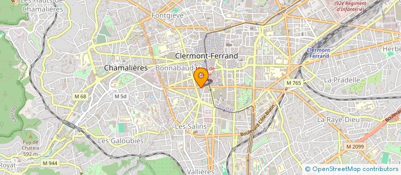 localisation de l'entreprise AMELIE MURAT  CLERMONT-FERRAND