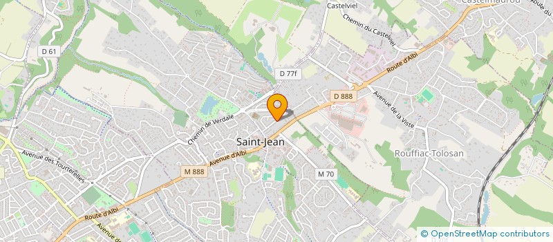 localisation de l'entreprise AMELIE N à SAINT-JEAN