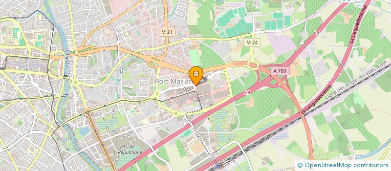 localisation de l'entreprise AMELIE ODYSSEUM à MONTPELLIER
