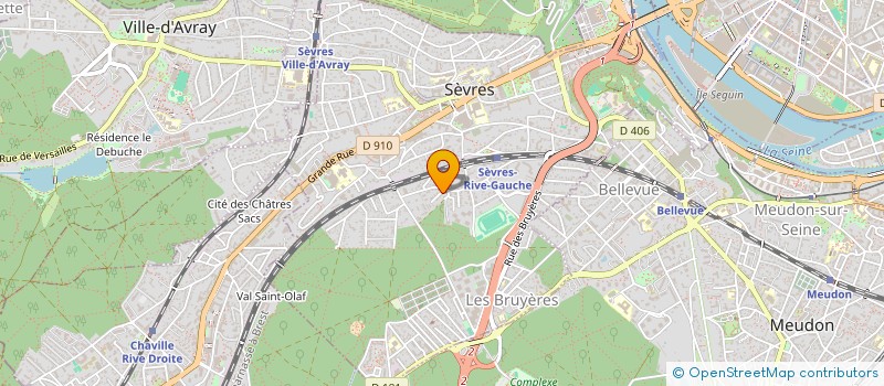 localisation de l'entreprise AMELIE PARK à SEVRES