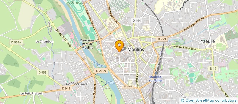 localisation de l'entreprise AMELIE TOUT COURT!  MOULINS