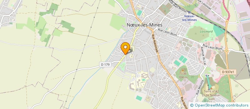 localisation de l'entreprise AMELIEROSE à NŒUX-LES-MINES