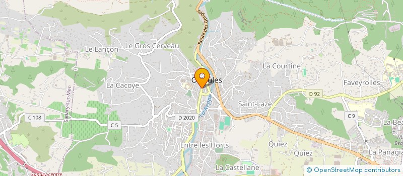 localisation de l'entreprise AMELIN ET CO à OLLIOULES