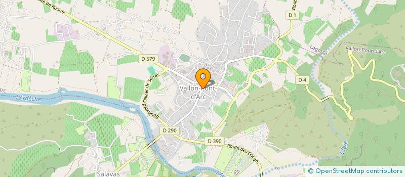localisation de l'entreprise AMELIN TRANSACTIONS SARL  VALLON-PONT-D'ARC