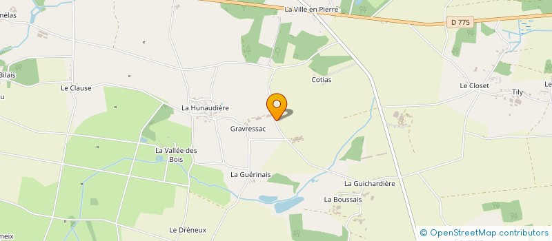 localisation de l'entreprise AMELINE à AVESSAC