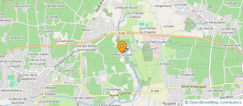 localisation de l'entreprise AMELINE MARC à BOURGUEIL