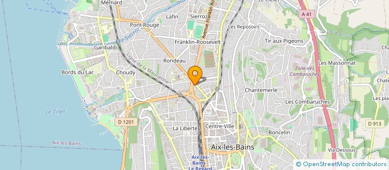 localisation de l'entreprise AMELIOR' à AIX-LES-BAINS