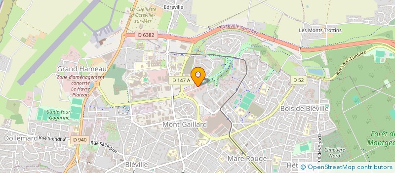 localisation de l'entreprise AMELIOR INTERIEUR HABITAT à LE HAVRE