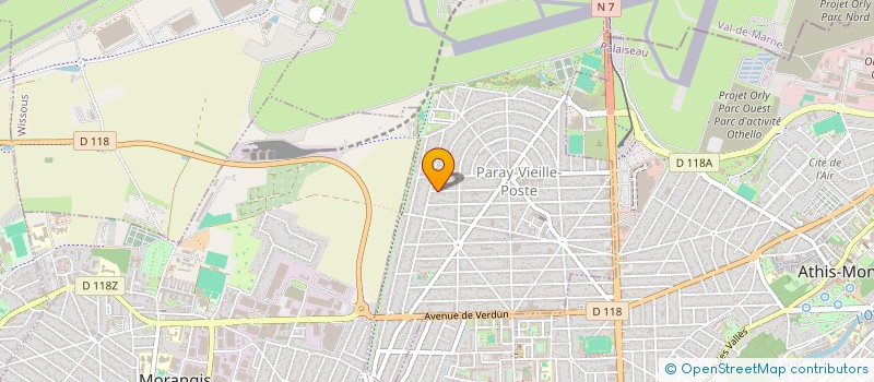 localisation de l'entreprise AMELIORATION - BATIMENT - RENOVATION - ENERGETIQUE - URBANISME à PARAY-VIEILLE-POSTE