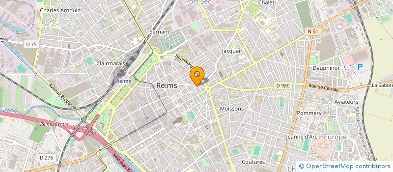 localisation de l'entreprise AMELIORATION DE LA PERFORMANCE ENERGETIQUE ECOMAX BELLE ETOILE - SAINT JOSEPH à REIMS
