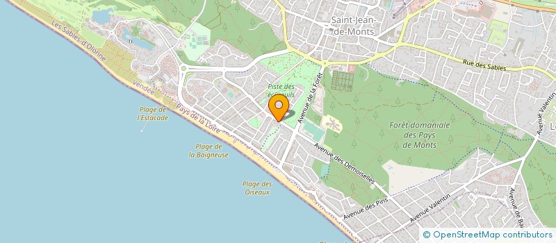 localisation de l'entreprise AMELIORATION DU CADRE DE VIE à SAINT-JEAN-DE-MONTS