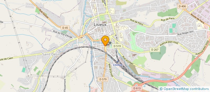 localisation de l'entreprise AMELIORATION GARANTIE POUR L'HABITAT RENOVATION à LISIEUX