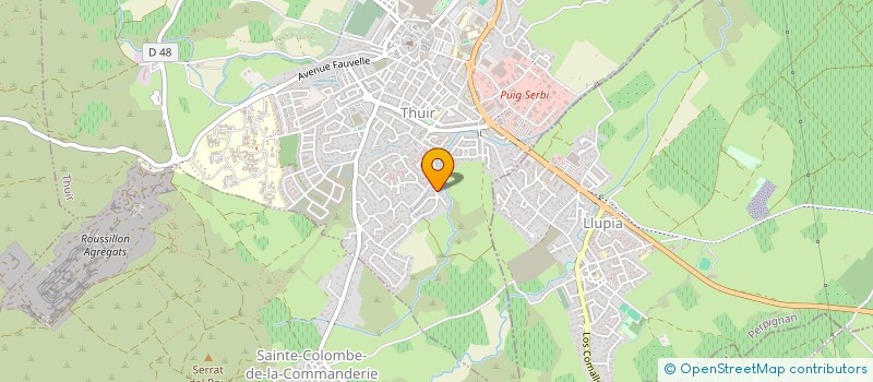 localisation de l'entreprise AMELIORATION GENERALE DU BATIMENT  THUIR