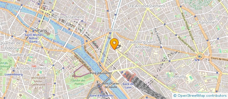 localisation de l'entreprise AMELIORATION GEST ENTREP PEINTURE  PARIS