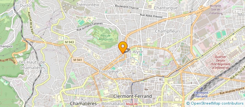 localisation de l'entreprise AMELIORATION MAINTIEN A DOMICILE à CLERMONT-FERRAND