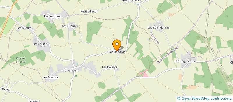 localisation de l'entreprise AMELIORATIONS TECHNIQUES INTERIEURS FRA. à CORNANT