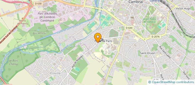 localisation de l'entreprise AMELIORE à CAMBRAI