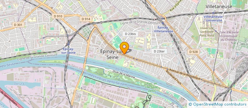 localisation de l'entreprise AMELLE B. à EPINAY-SUR-SEINE
