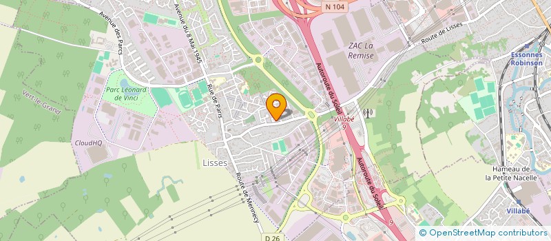 localisation de l'entreprise AMELLE BENREKTA SELARL  LISSES