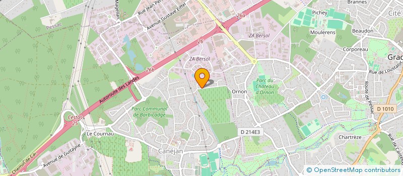 localisation de l'entreprise AMELO  CANEJAN