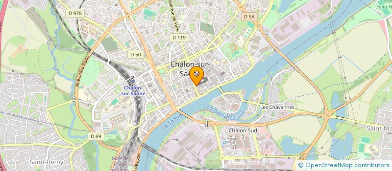 localisation de l'entreprise AMELO à CHALON-SUR-SAONE