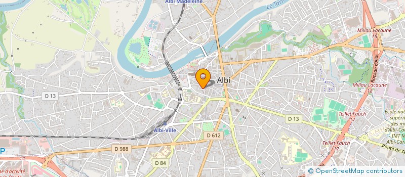 localisation de l'entreprise AMELO à ALBI