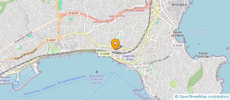 localisation de l'entreprise AMELODI à ANTIBES