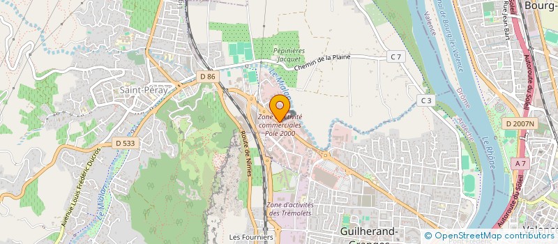 localisation de l'entreprise AMELOGUY à SAINT-PERAY