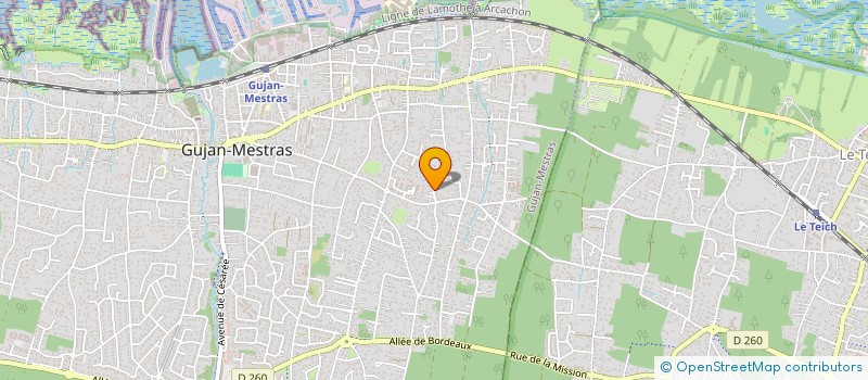 localisation de l'entreprise AMELOMA  GUJAN-MESTRAS