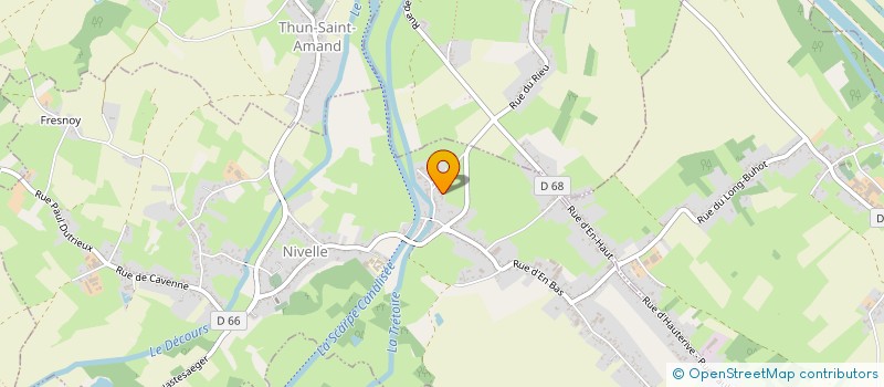 localisation de l'entreprise AMELOR LOCATION  NIVELLE